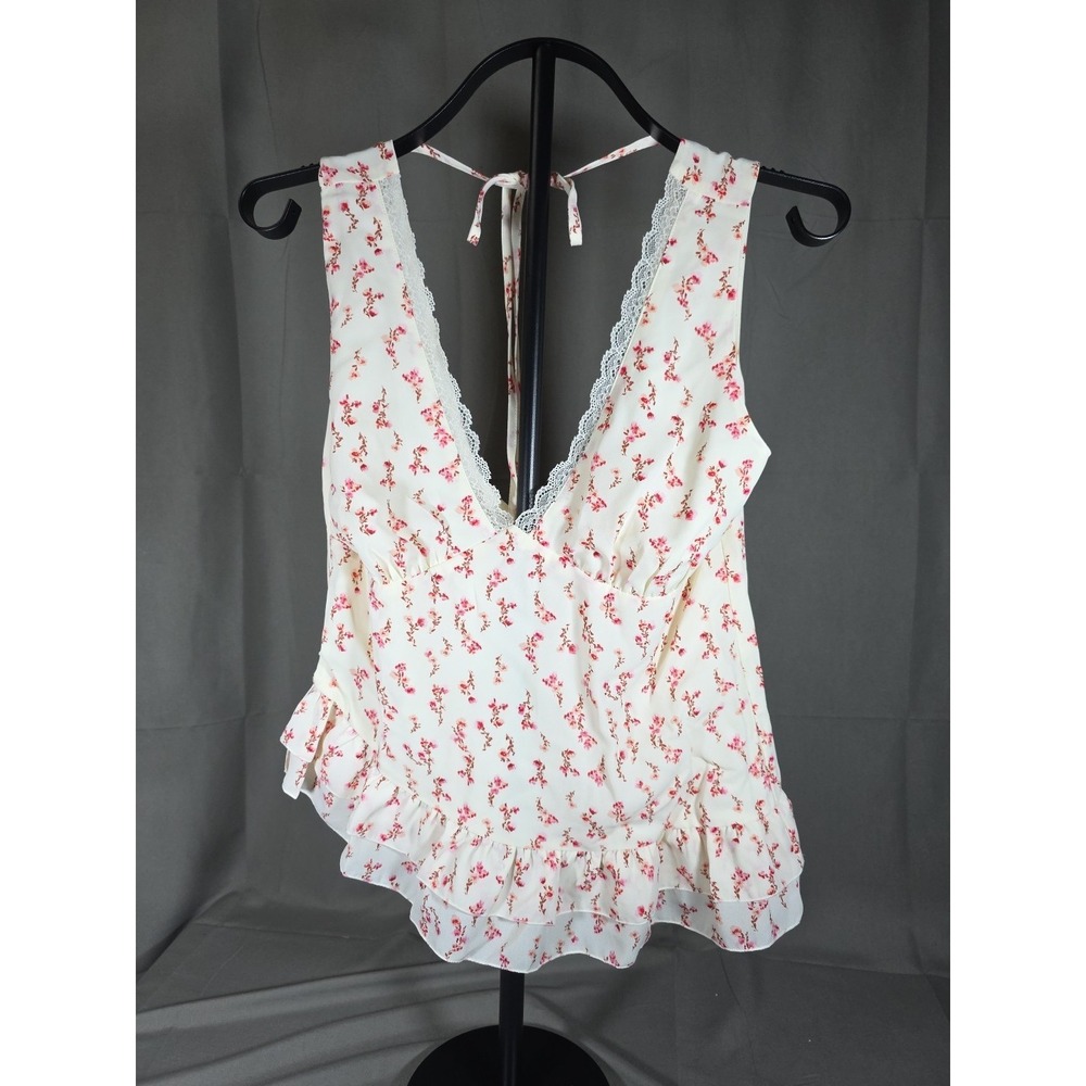 Women's Wild Fable Floral Asymmetrical Top Size Small New